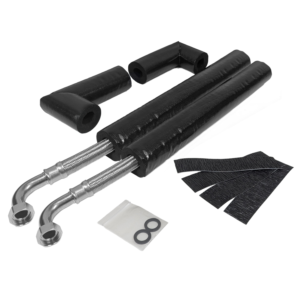Pre-Insulated Flexible Hose Kits (300mm, Straight, 1")